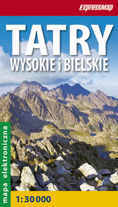 Tatry Wysokie i Bielskie. Polskie i słowackie 1:30 000 TIF