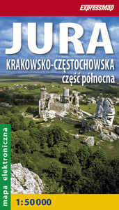 Jura Krakowsko-Częstochowska. Część północna 1:50 000 KMZ